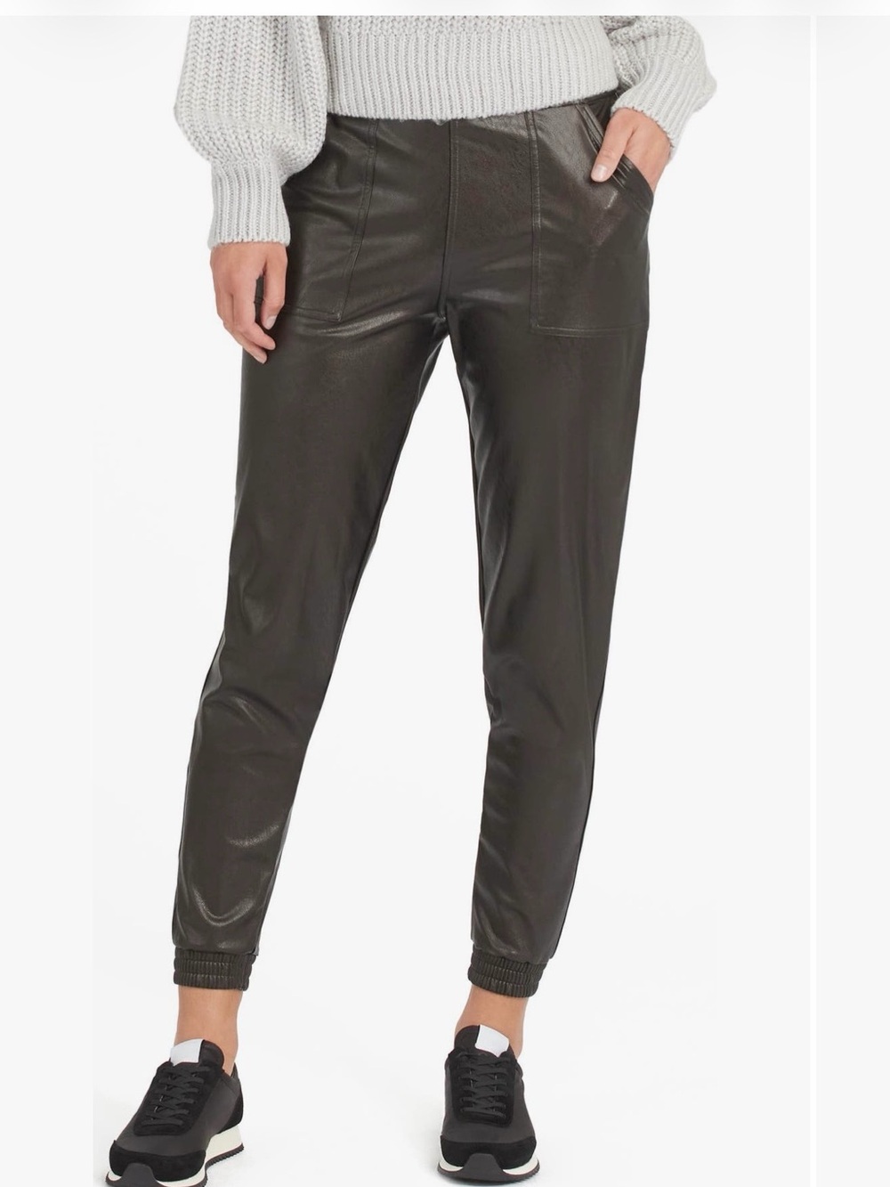 Spanx Faux Leather Joggers